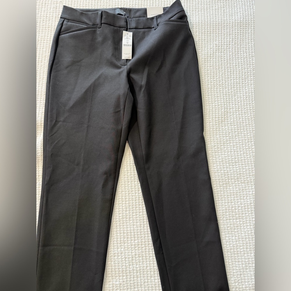 White House Black Market Black Women's Straight Leg Trousers